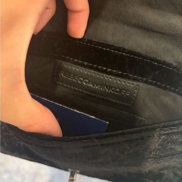 Rebecca Minkoff Black Velvet Shoulder Bag - NWOT - Picture 5 of 5